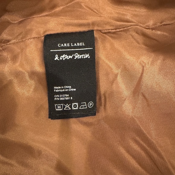 & Other Stories Faux Fur Coat - Brown - US 2 - Picture 9 of 10